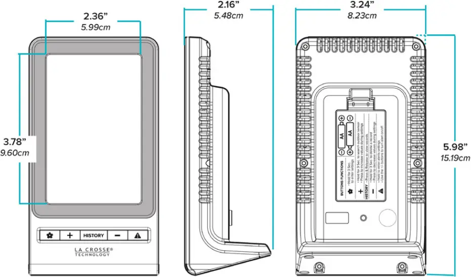 LA CROSSE TECHNOLOGY 308-1415FCTv2 Wireless Forecast Station - i1