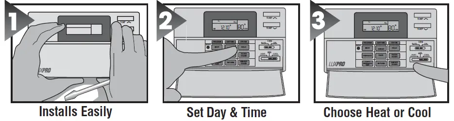 LUXPRO-PSP700-SERIES-ELECTRONIC-THERMOSTAT-Installation-Manual-FIG-1
