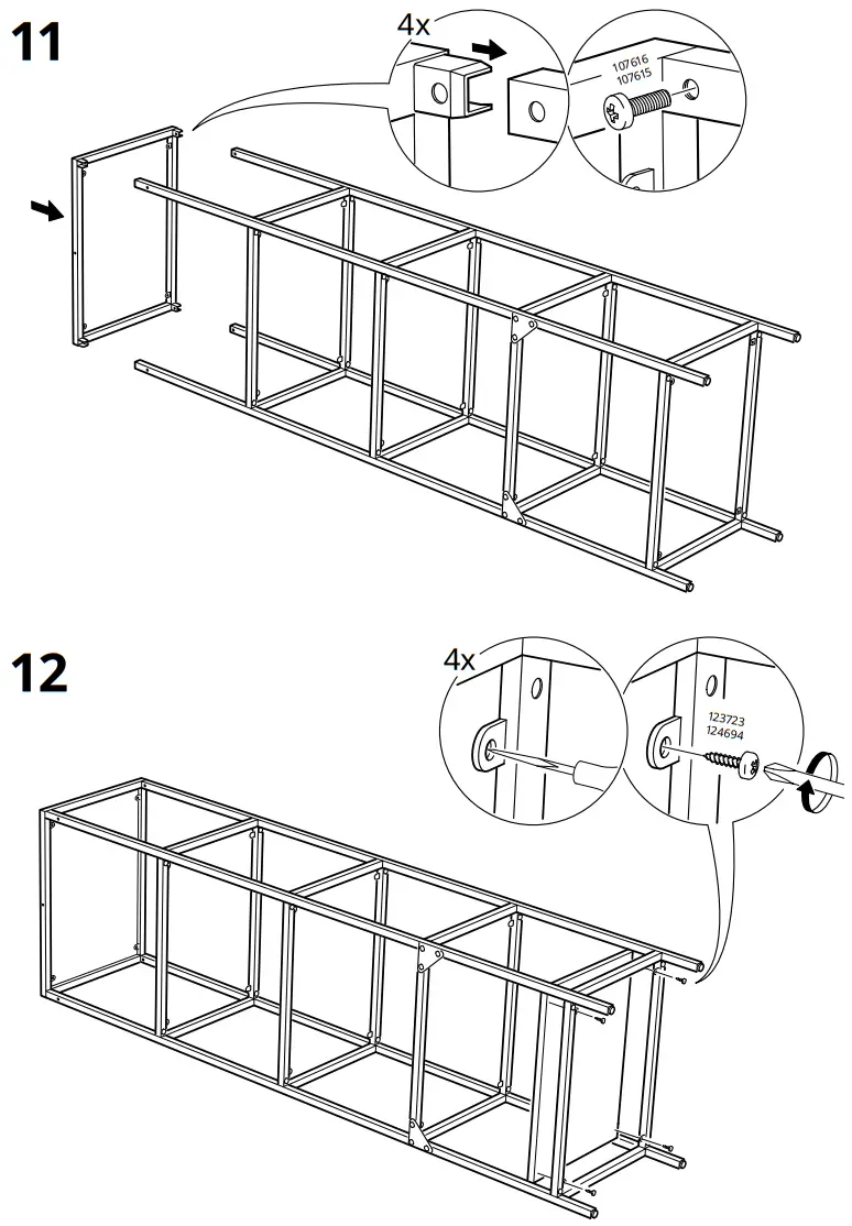 IKEA VITTSJO Shelving Unit - Assembly 4