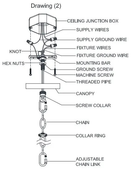 CRYSTORAMA ZUC A9034 EB GA Four Light Chandelier - fig1