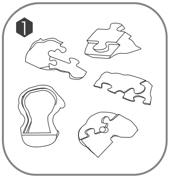 AreYouGame 30910 3D Crystal Puzzle - HINTS 1.