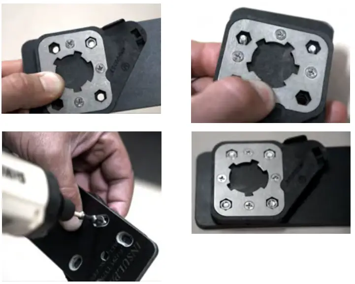 BONT ROWING DRIVE QRS Foot Plate - drill holes