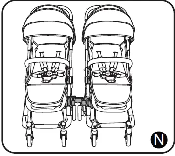 evolur- 366 -Infinity- Convertible -Stroller -Connector 16