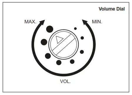 Qlightec SMP35, SMP50 Self Standing Multifunctional Electric Sounder - Volume Dial