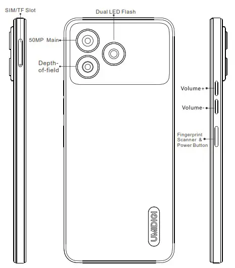 UMIDIGI G5A Smart Phone - PRODUCT HEX VISION IMAGE 2