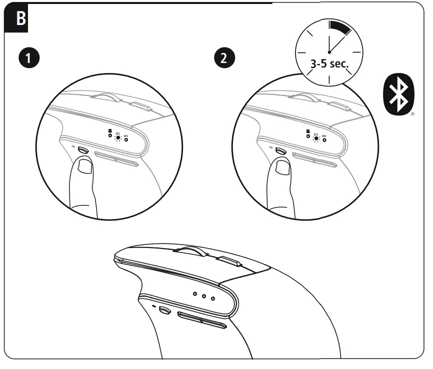 Pairing mode Bluetooth