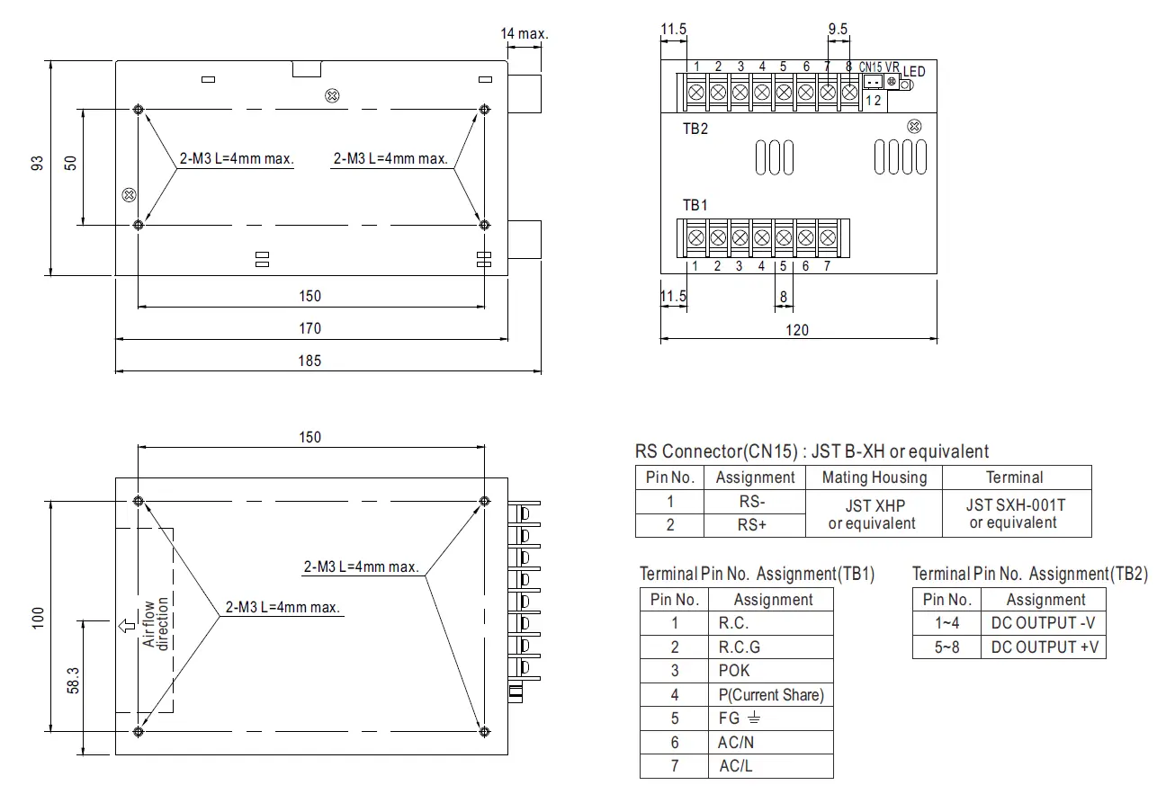 MEAN-WELL-PSPA-1000-Series-1000W-with-PFC-and-Parallel-fig-9