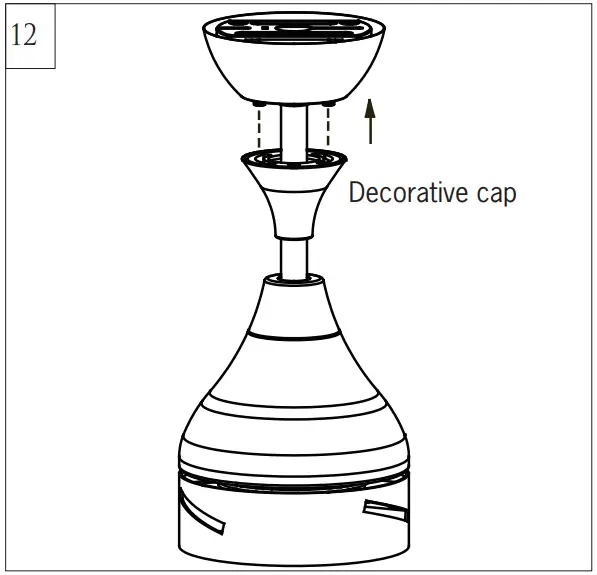 MONTE CARLO Streaming 52 Inch LED Indoor Outdoor Matte White Smart Ceiling Fan - step 13