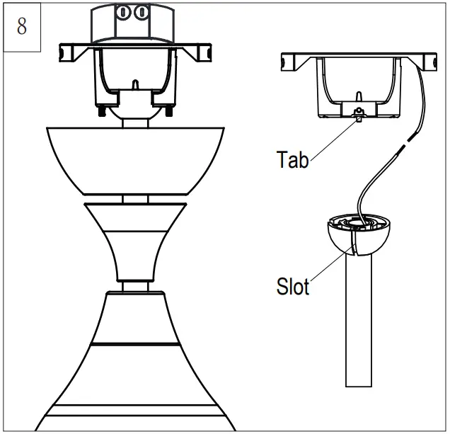 MONTE CARLO Streaming 52 Inch LED Indoor Outdoor Matte White Smart Ceiling Fan - step 9