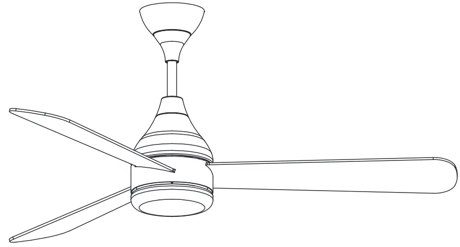 MONTE CARLO Streaming 52 Inch LED Indoor Outdoor Matte White Smart Ceiling Fan