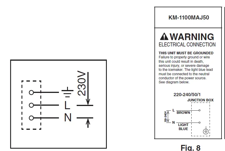 HOSHIZAKI KM-1100MAJ50 Modular Crescent Cuber 11