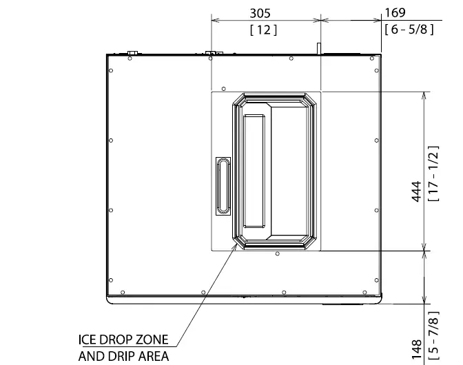 HOSHIZAKI KM-1100MAJ50 Modular Crescent Cuber 3