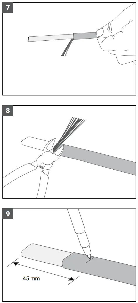 nVent RAYCHEM E 02 AL RayClic End Seal Kit - FIGURE 1