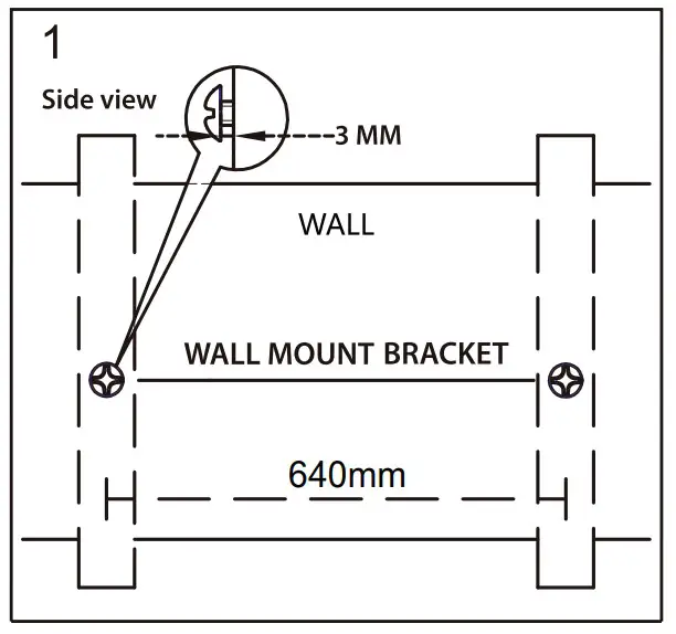 Wall mounting the soundbar