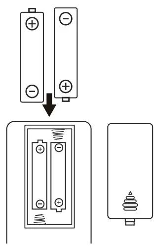 Installing the remote battery