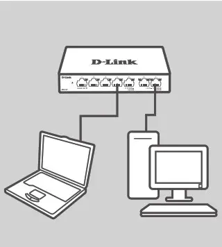 D-Link DMS-100 Desktop Gigabit Switch - SET-UP1