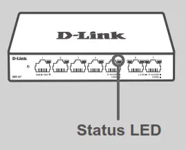 D-Link DMS-100 Desktop Gigabit Switch - SET-UP2