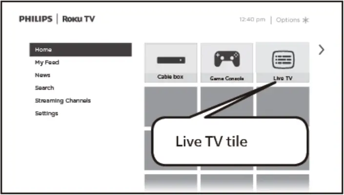 PHILIPS 4756 Series - Connect antenna or cable