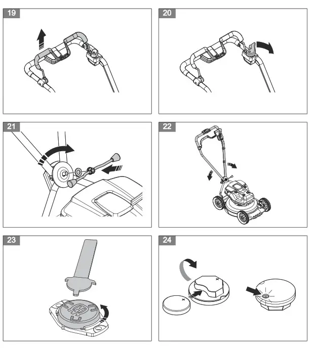 Husqvarna LB 442i Cordless Lawnmower - fig 1