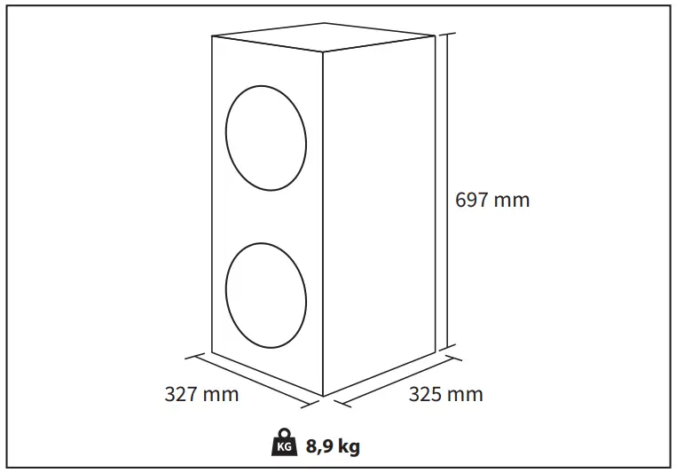 SHARP PS-949 Portable Party Speaker - Power Supply