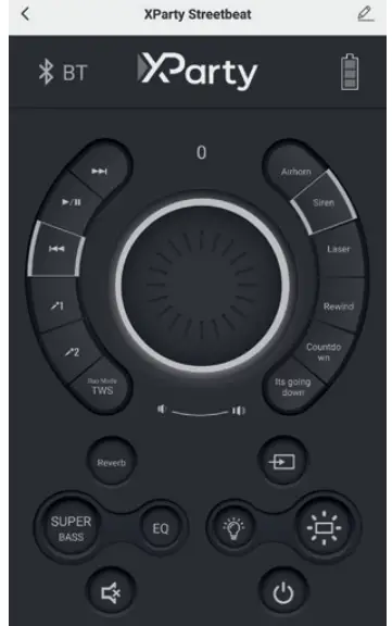 SHARP PS-949 Portable Party Speaker - XParty Street Beat