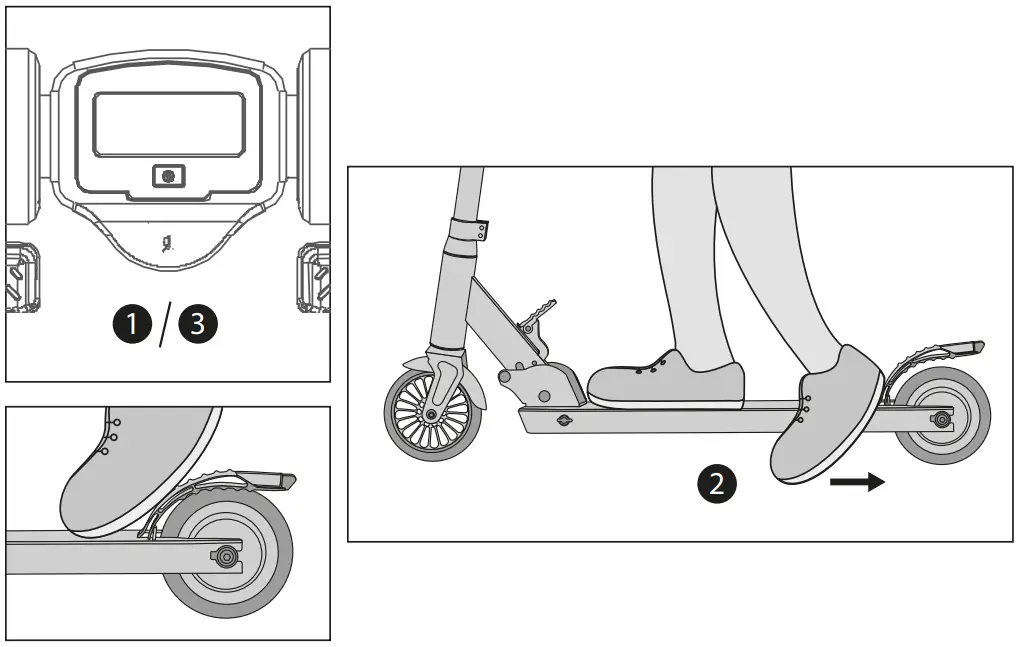 STARTING THE SCOOTER