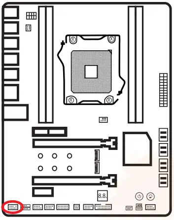 Front Audio Output Ports
