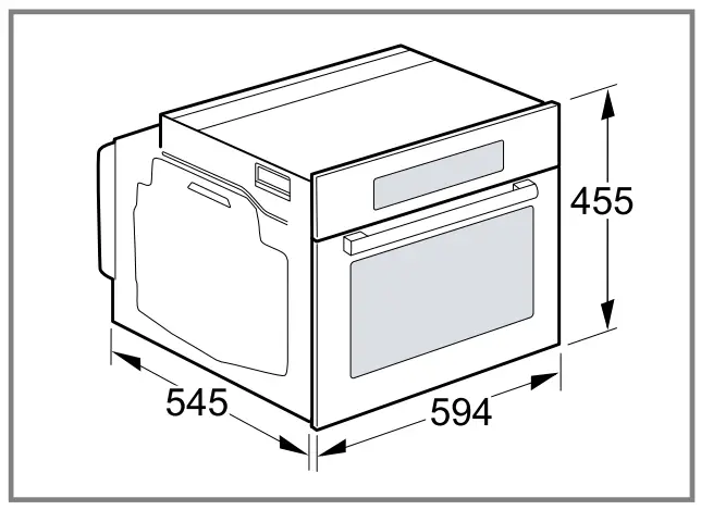 Appliance dimensions