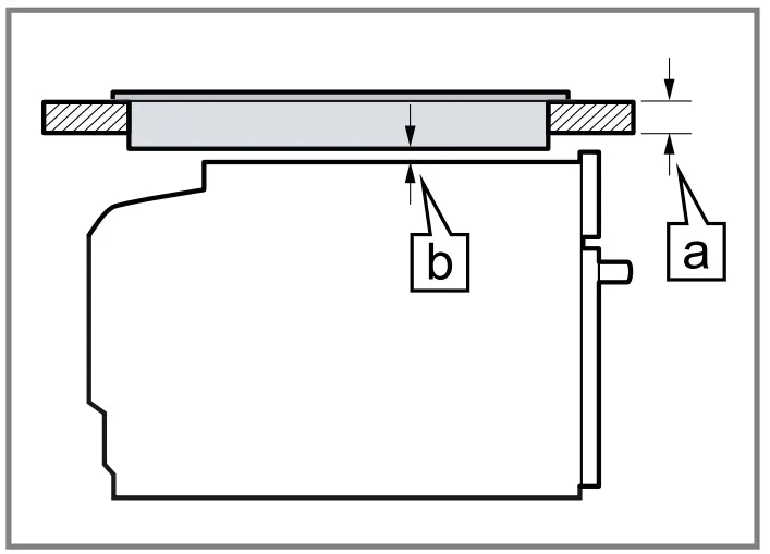 Installing below a hob
