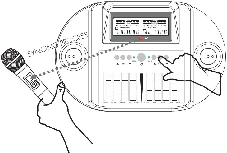 Body pack transmitter stinting