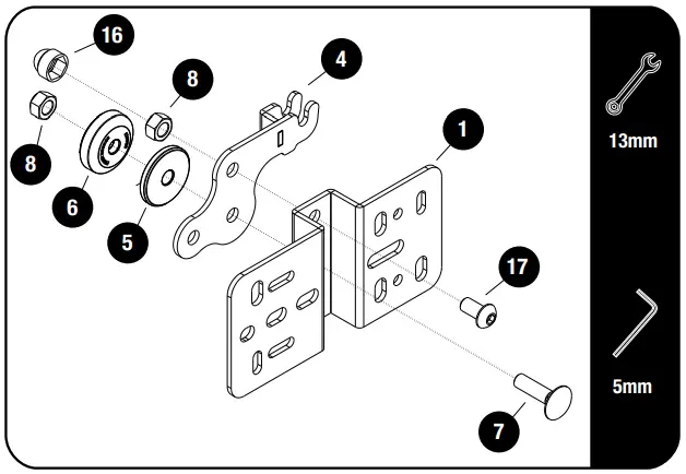FRONT RUNNER RRAC222 Awning Mount - Assemble the Catch