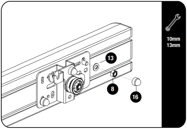 FRONT RUNNER RRAC222 Awning Mount - Loosely fit the assembly
