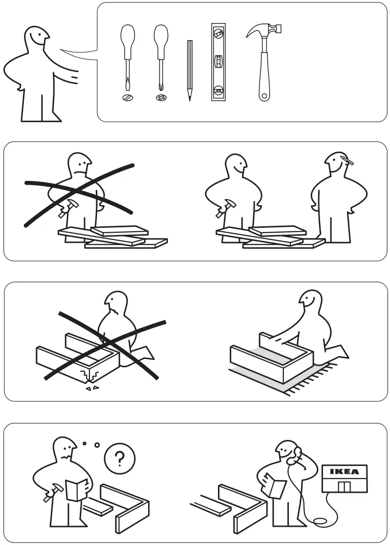 IKEA KALLAX Shelving Unit with Doors - Safety