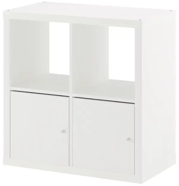 IKEA KALLAX Shelving Unit with Doors