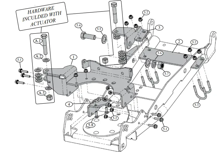 KFi-PRODUCTS-105895-Hydraulic-Plow-Actuator-Brackets-fig-1