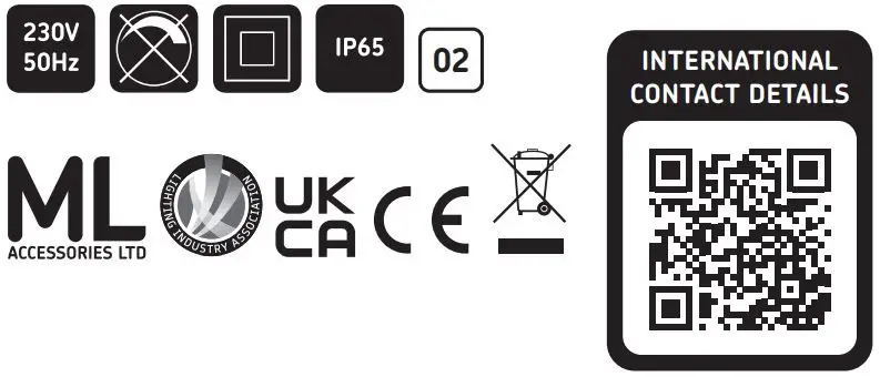 YESSS Electrical TPR14LEDS Accessories 14W LED Bulkhead 4000K-FIG8