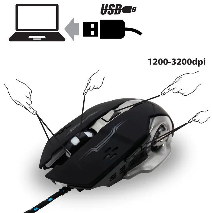 COBRA PRO BORG MT1119 Gaming Mouse
