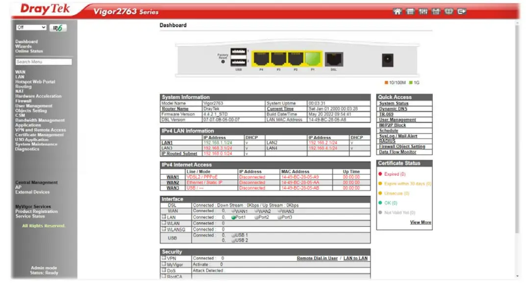 Accessing the Router Web Interface