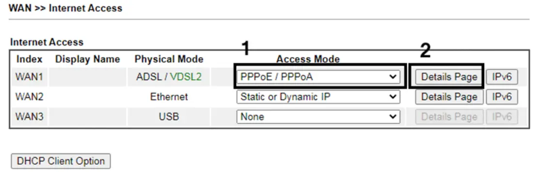 PPPoA connection with ADSL / ADSL2+