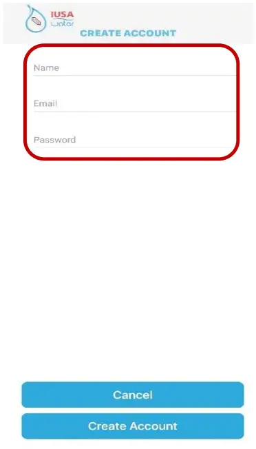 IUSA Water Stellum-MAPP-FLU Smart Self-Management System - Create Account