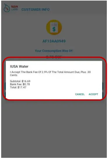 IUSA Water Stellum-MAPP-FLU Smart Self-Management System - charges to pay