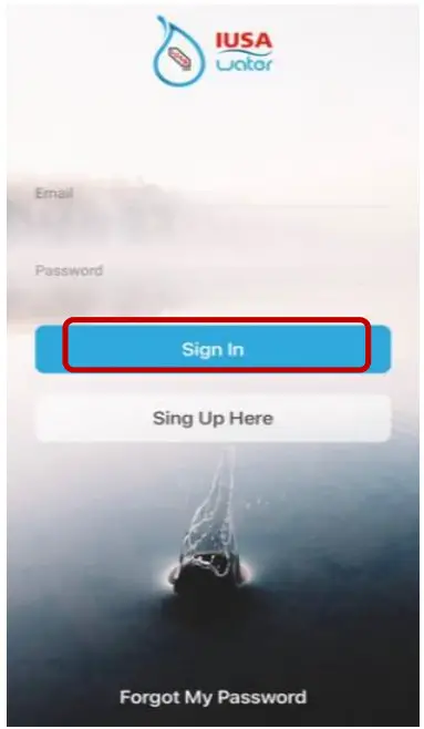 IUSA Water Stellum-MAPP-FLU Smart Self-Management System - sign in