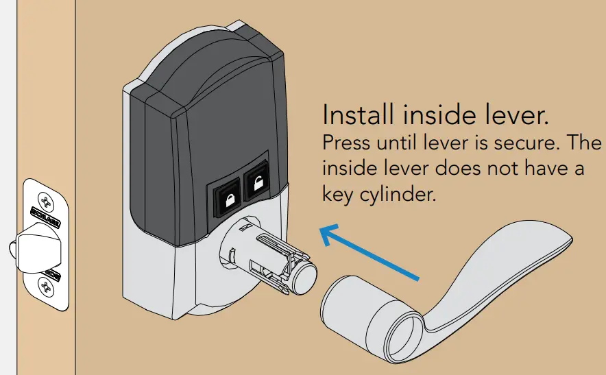 SCHLAGE Encode Smart WiFi Lever - Install levers