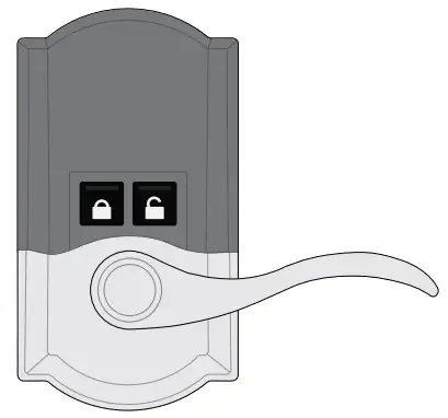 SCHLAGE Encode Smart WiFi Lever - lock the door