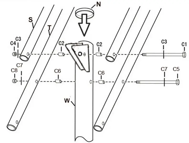 TIRAMISUBEST W540XY57638 Portable Basketball Hoop Basketball System - fig 9