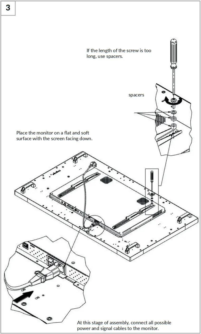 iiyama MD WM4040 Monitors - VESA hole