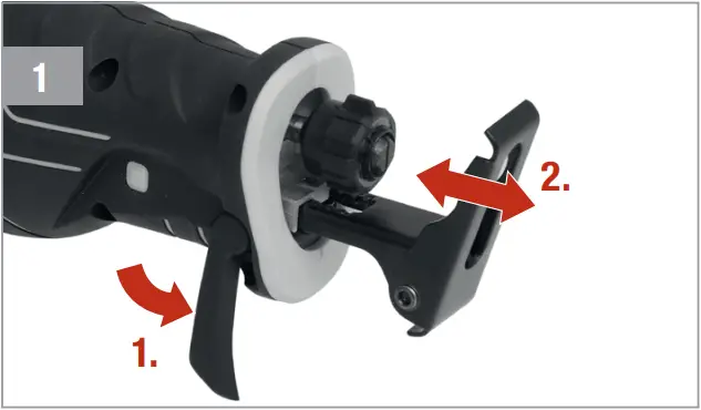 Pattfield PE-850SA 850W Reciprocating Saw - b2