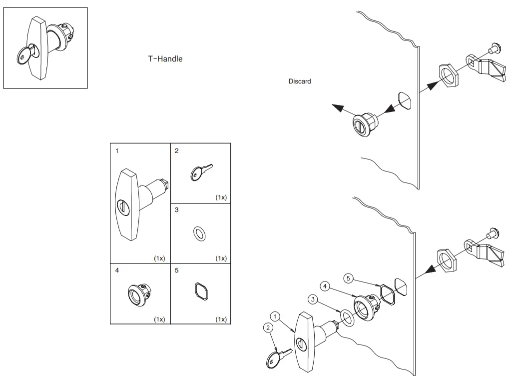 nVent HOFFMAN ALTC3R T-Handle
