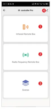 feelspot FS IRF02W IR Remote Controller Pro - Settings