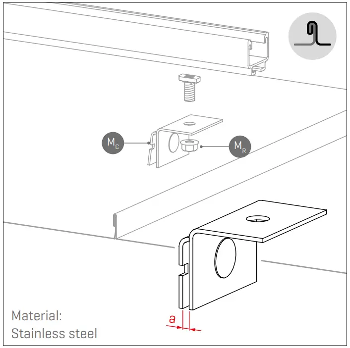 Connection Single Rail